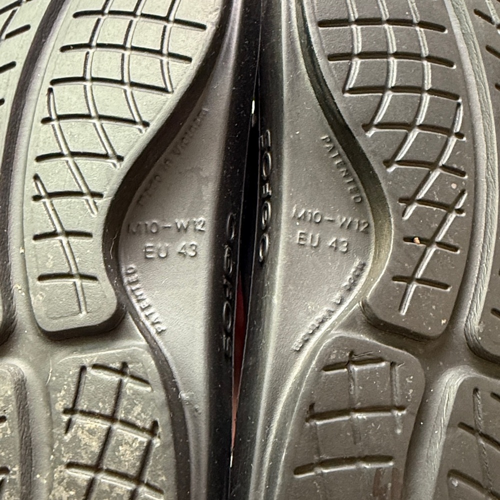 OOFOS OOAHH slip on sandals mens 10 black read - Picture 5 of 5